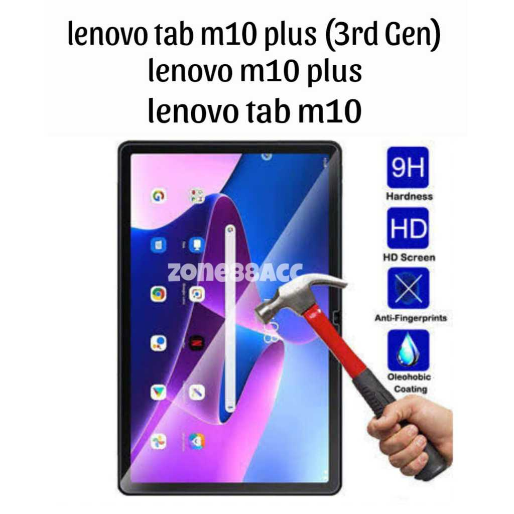 ป้องกันรอยขีดข่วน Lenovo Tab M10 Plus (3rd Gen) / กระจกนิรภัย lenovo tab M10 / กระจกนิรภัย lenovo ta