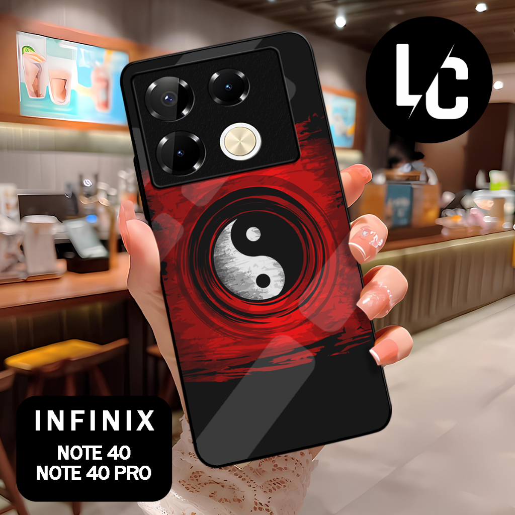 ( CA 2 ) Glossy Softcase สําหรับ infinix note 40 l note 40 pro l note 40 pro + plus l HOT 40 l HOT 4