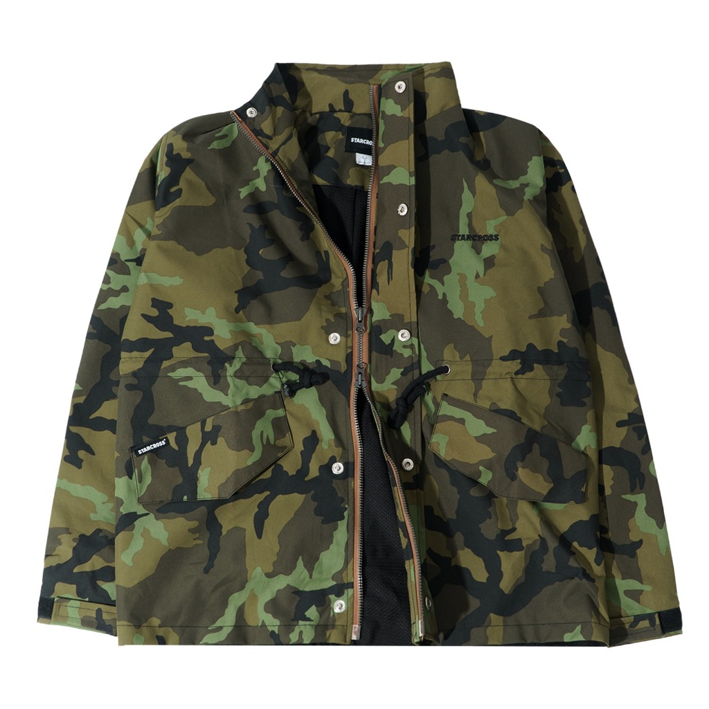 STARCROSS Parka Jacket - JS PK 110 - Camo Double Zipper