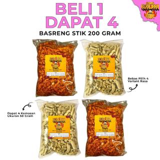 KERAJAANKRIUK - BASRENG Beli 1 Dapat 4 Baso Goreng 200 Gram Rasa Original 50gr Pedas 50gr Balado 50gr bumbu melimpah cemilan