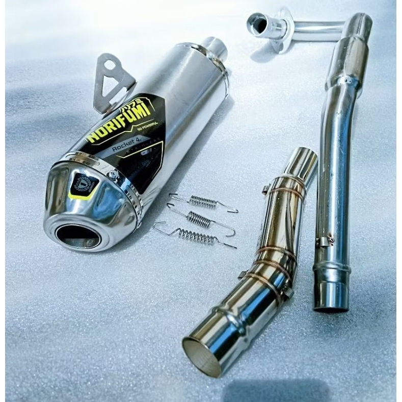 ท่อไอเสีย Racing ท่อไอเสีย Fmf f4.1 Norifumi Fmf powercore So Coff Ksr 110 Ksr Pro Ksr 110 msx 125 ท่อ 1 ชุดกระป๋อง 38MM และข้อศอกใหญ่