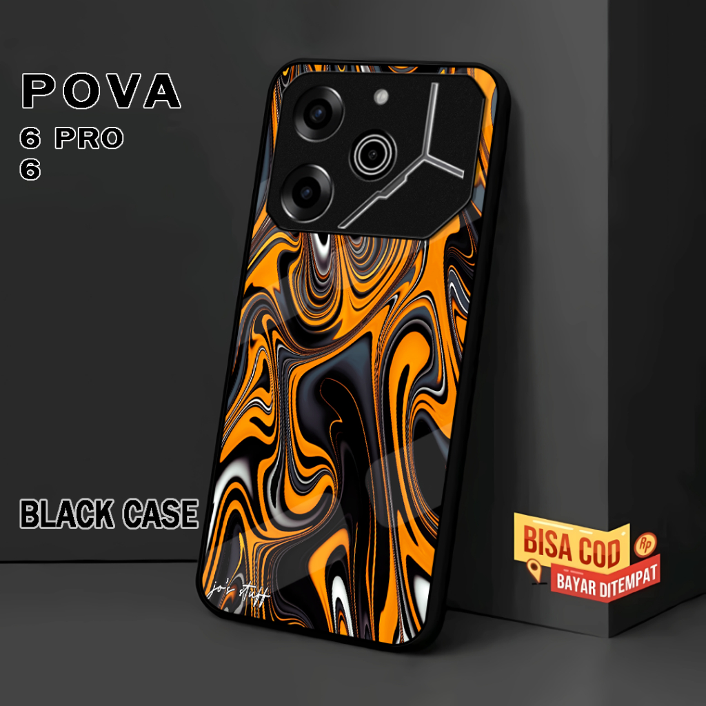 ( RC 24 ) Kesing Case Sofcase Glossy สําหรับ Tecno Pova 6 l Pova 6 Pro 5G พร้อมอะนิเมะ Motif l บทคัด