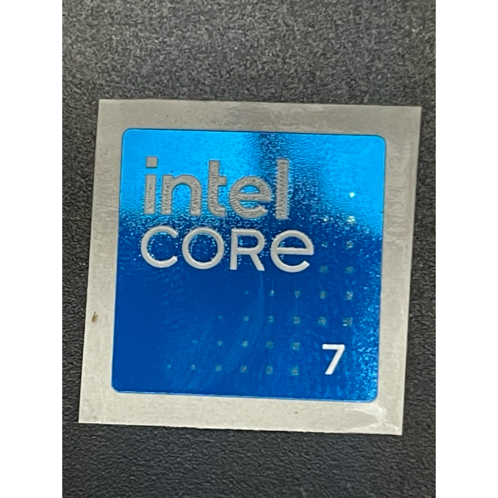 สติ๊กเกอร์โลโก้ intel Core i7 gen 14/15 ดั้งเดิม