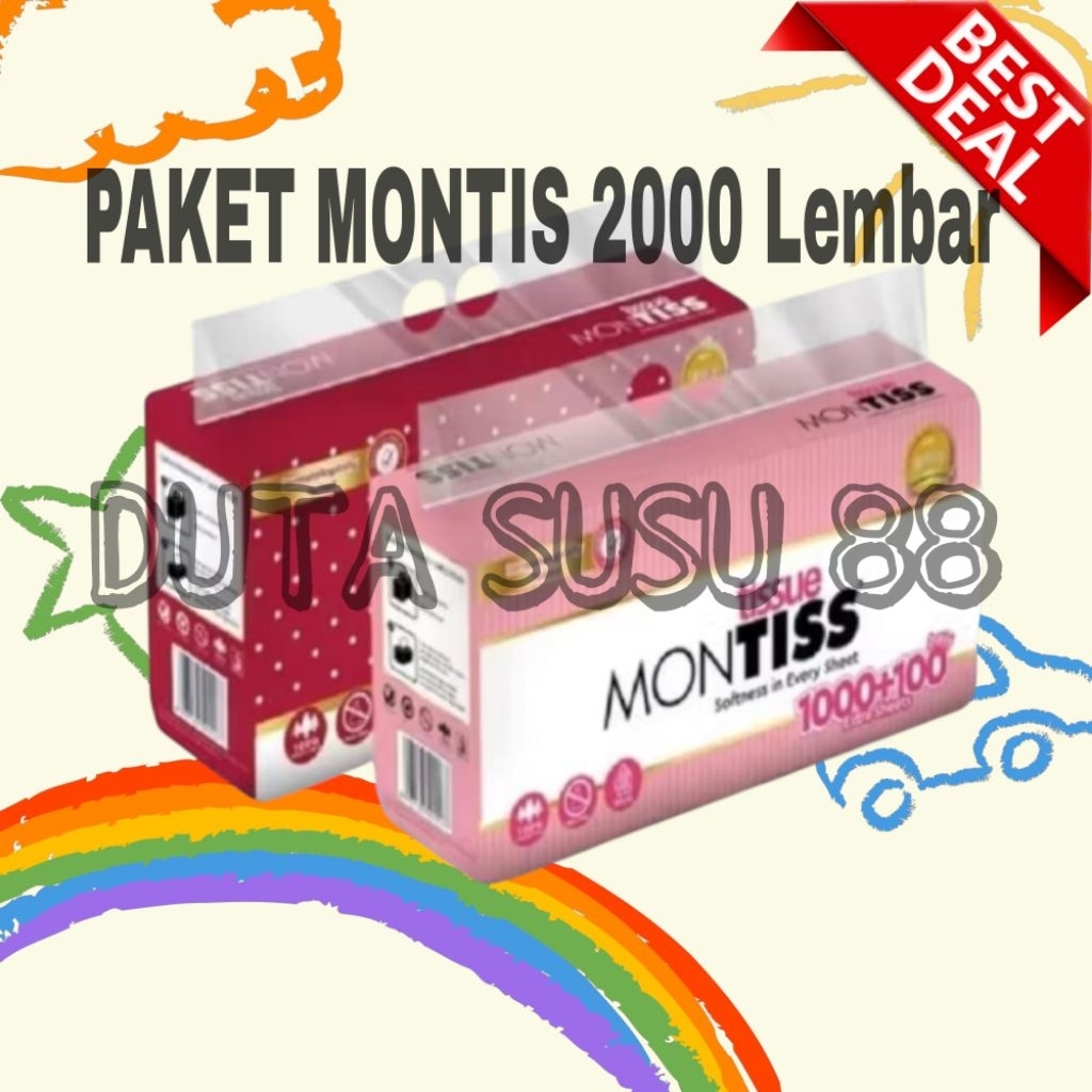 Montis Tissue 1100s + 1100s กระดาษเช็ดหน้า