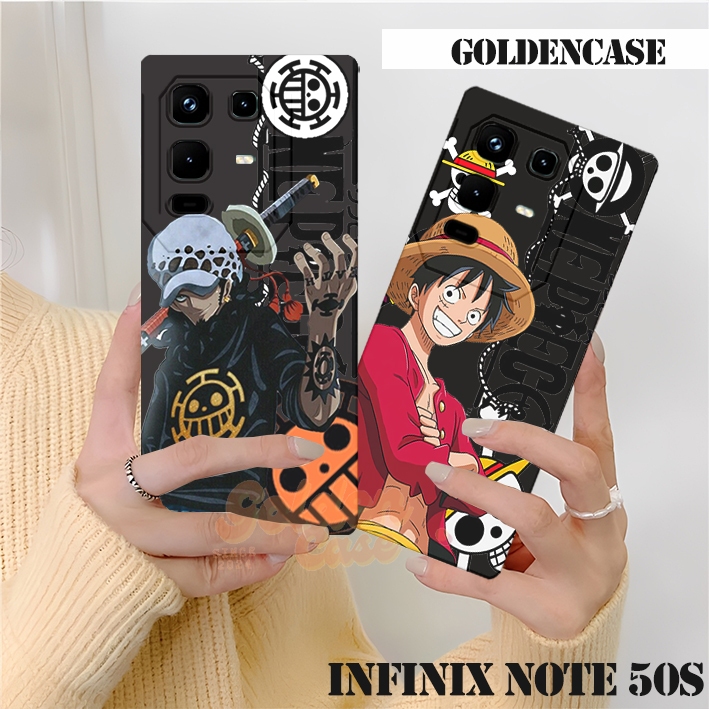 TPU Bumper Infinix Note 50s - Note 50x - Note 50 - Note 50 Pro - Note 50 Pro Plus ลูฟี่อะนิเมะ Motif