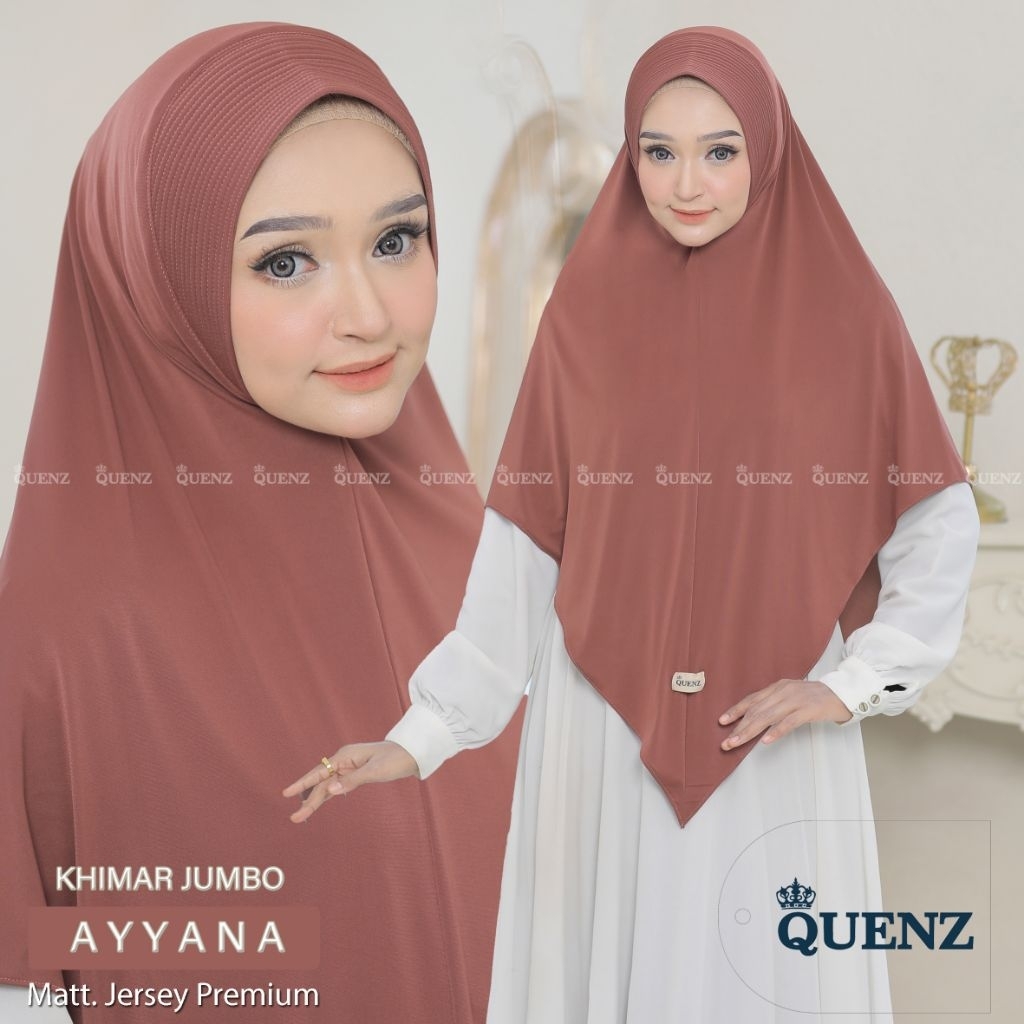 KHIMAR AYYANA JUMBO JERSEY SUPER PREMIUM BY QUEENZ