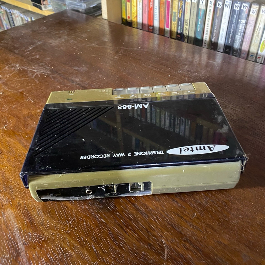 [negotiable] Amtel AM-888 Phone 2 Way Recorder – เครื่องมือบันทึกโทรศัพท์/จอแสดงผลวินเทจ cafe/studio