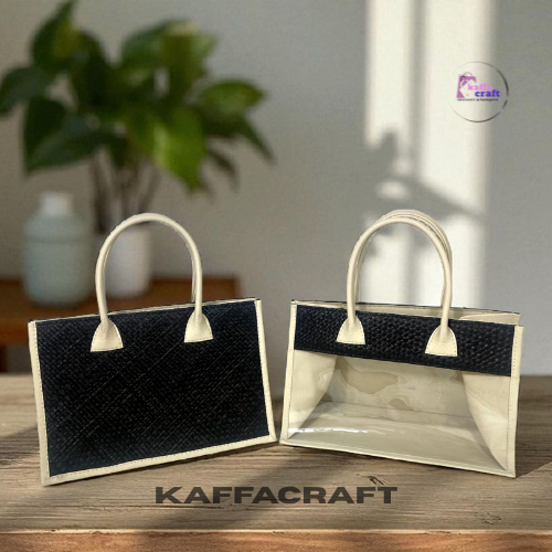 Kaffa Craft - กระเป๋าแฮมเปอร์สานใบเตยสี / ถุงของที่ระลึกของขวัญพรีเมี่ยม