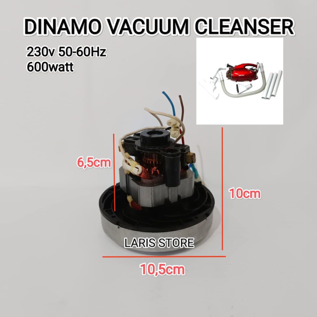 MESIN 600WATT 330V 50-60Hz VACUUM CLEANSER DYNAMO MACHINE / VACUUM ดั้งเดิม