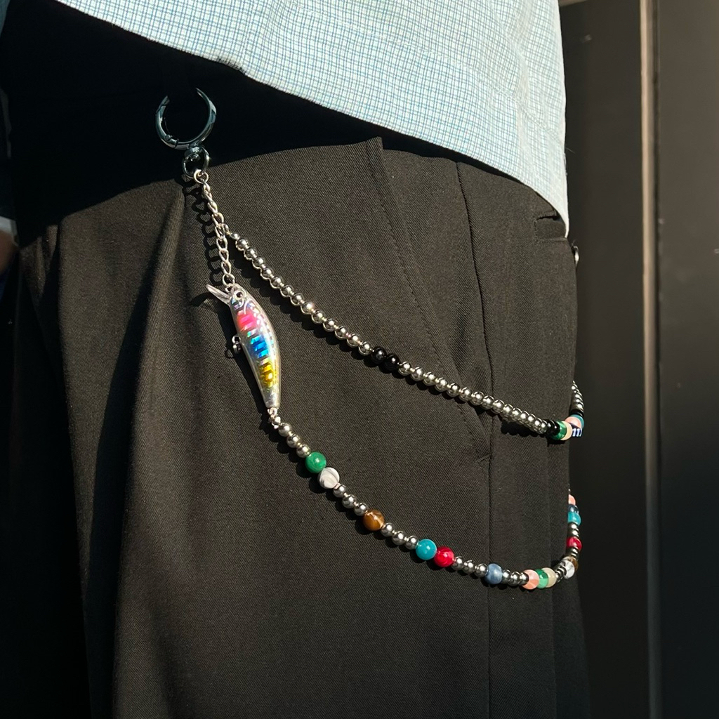 Fishloop – Jean Chain / Belt Charm / Key Hook / พวงกุญแจ / Bagcharm / Skena / Edgy / Kalcer