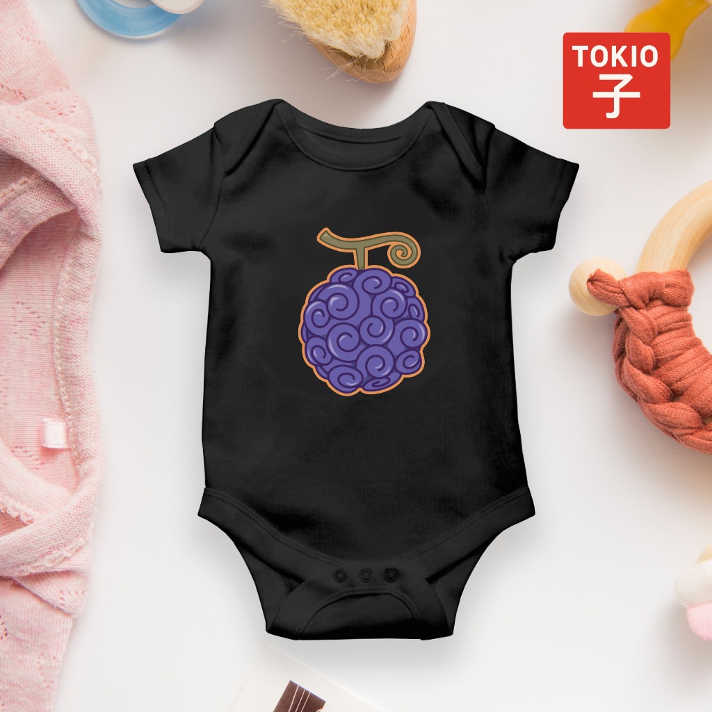 จั๊มสูทเด็ก - จั๊มสูทเด็ก - ชุดบอดี้สูทเด็ก - One Piece - Gomu Gomu no Mi iblis ผลไม้