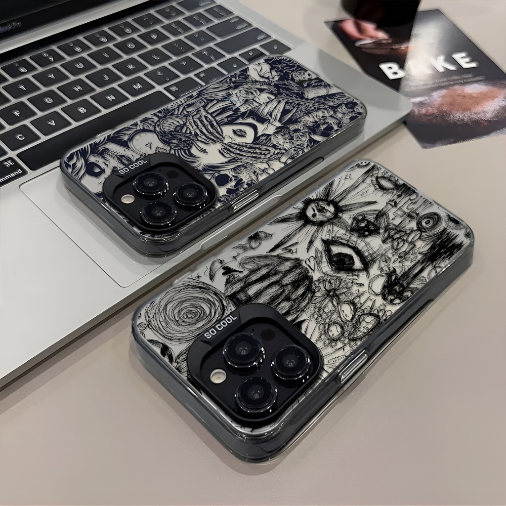 เคสโฮโลแกรมแบบนุ่มแข็ง Samsung A35 A15 A16 A55 A06 A05 A05S A53 A14 A32 A12 A32 A52 A13 A33 A24 A54 