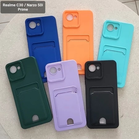 Macaron Slot Card Case REALME 8 /8 5G /8 PRO /9 /9 PRO / 9 PRO+/C11 2021 /C20 /C30 /C31 C21Y /C25Y /