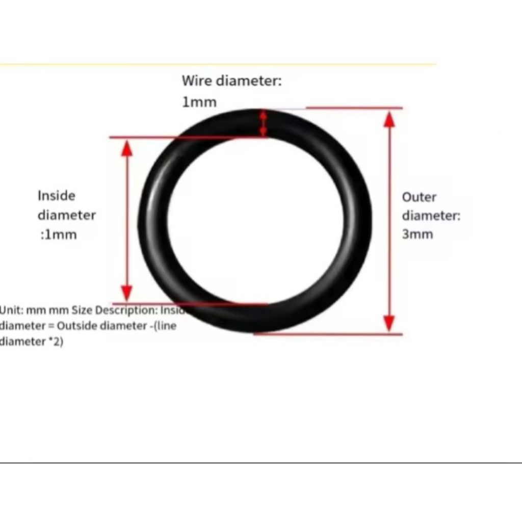ซีล Oring (TW) NBR 16x2.6.5mm Oring NBR