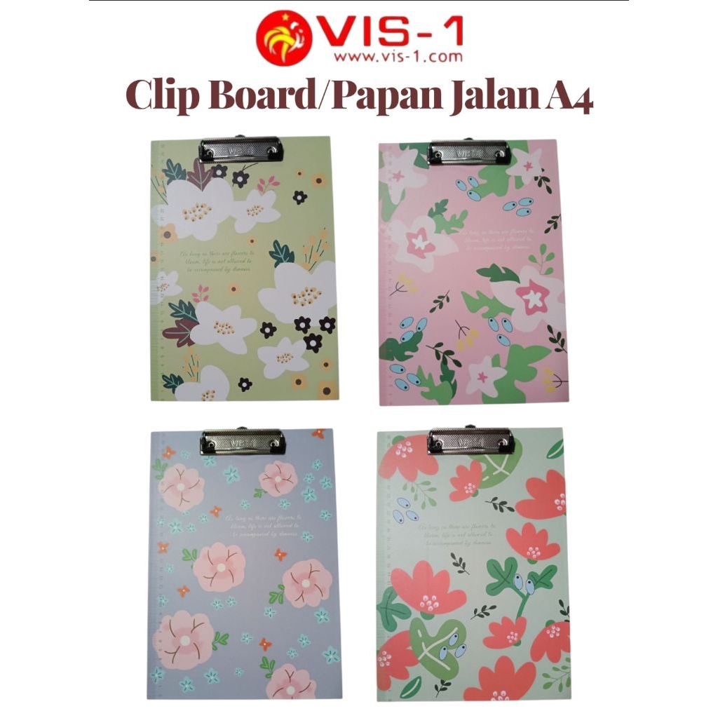 FANCY A4 CLIP BOARD / A4 SCANNER BOARD / A4 CHEST BOARD / แผนที่ BOARD