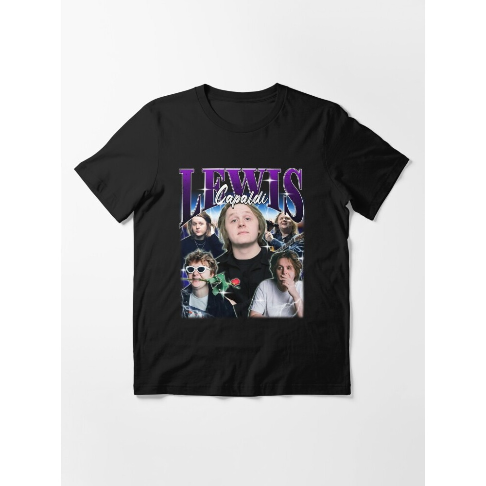 เสื้อยืด Music Lewis Capaldi Vintage 90s Essential