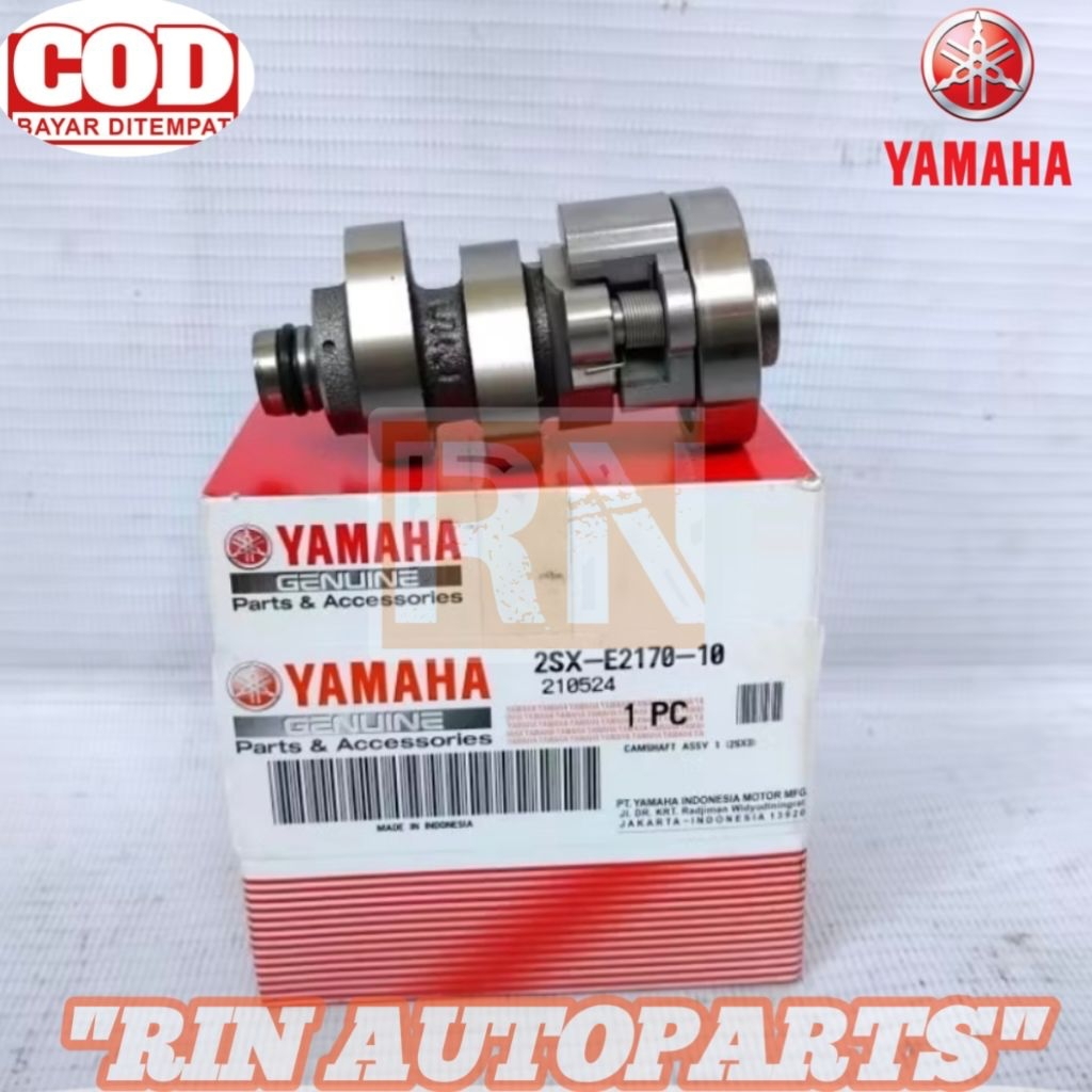 CAMSHAFT ASSY NOKEN AS 2SX MIO M3 ZS SENT GT FINO XRIDE 125 ต้นฉบับต้นฉบับ YAMAHA YGP 2SX-E2170-10
