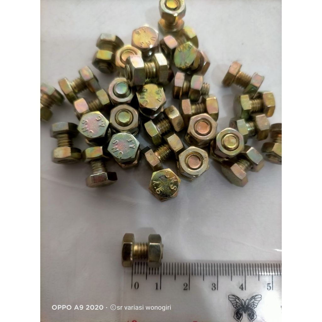 น็อตกุญแจ 10 M6x10mm