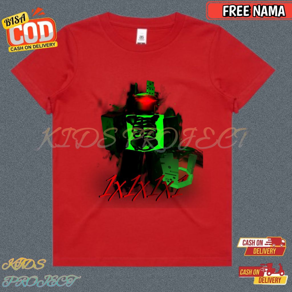 เสื้อยืดเด็ก Character 1x1x1x1 Forsaken ROBLOX