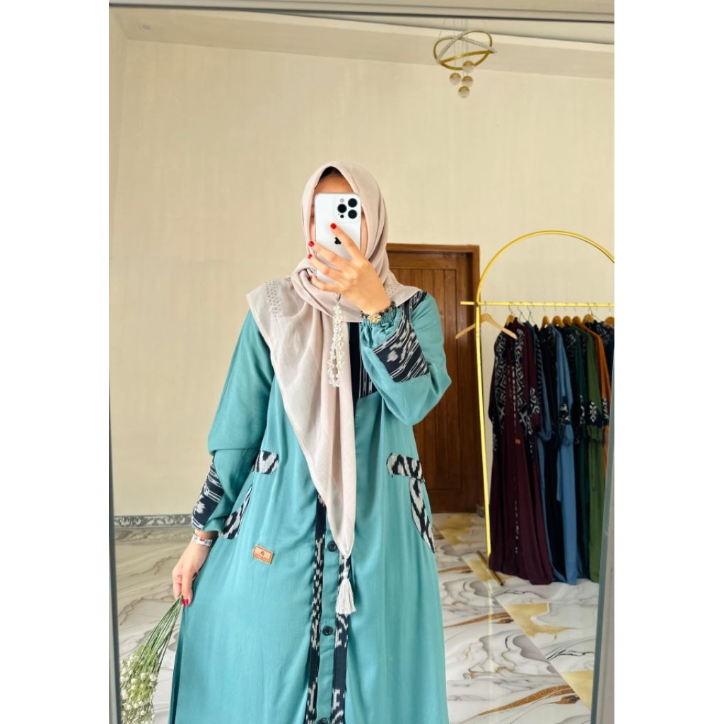 DAILY WOVEN DRESS AJYAD WARDAH BY FAREECHA_LATEST WOVEN GAMIS_LATEST FAREECHA GAMIS