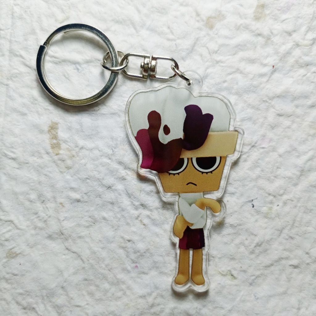 GANTUNGAN BRUSHA พวงกุญแจโลกของ Dandy World Brusha พวงกุญแจ