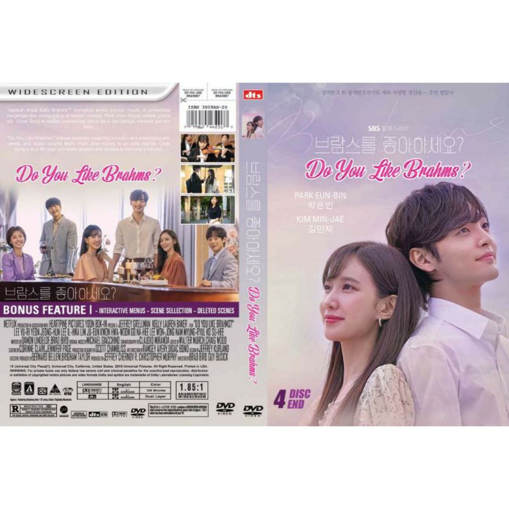 ดีวีดี CASSETTE FILEM DO YOU LIKE BRAHMS (4DISC/End)