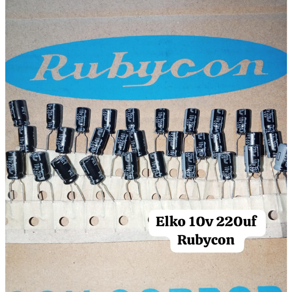 Elco 10v 220uf Elko 220uf 10v ของแท้
