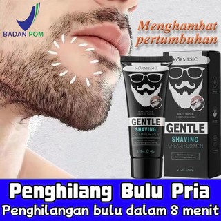 Krim Penghilang Bulu KORMESIC, bersih dan bebas janggut, cocok untuk bulu janggut dan dada / krim cukur