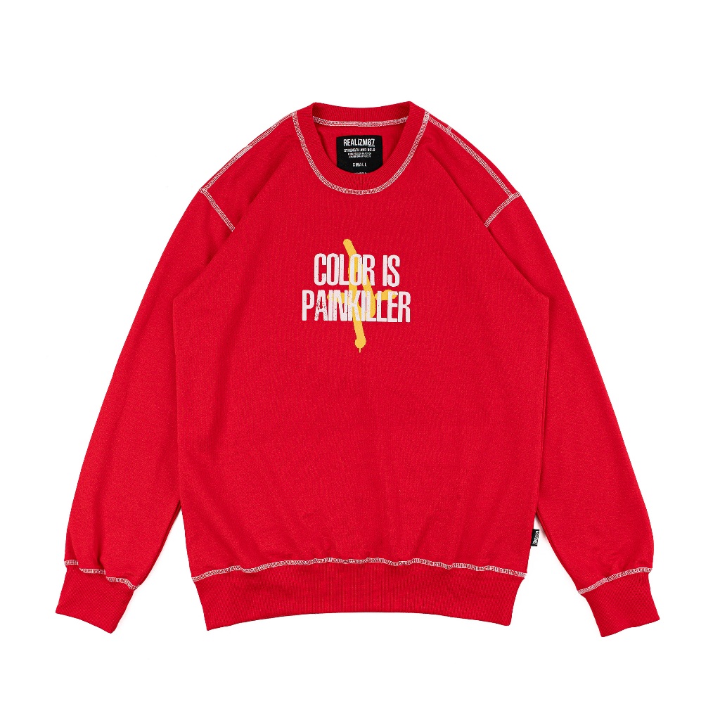 Realizm87 CIP RED Sweater สีแดง