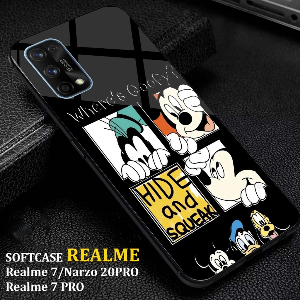 HP Realme 7 Auto Case Motif [MAMY MOUSE] ล่าสุด Realme 7 Case เคสโทรศัพท์ Softcase Glossy Hardcase 2