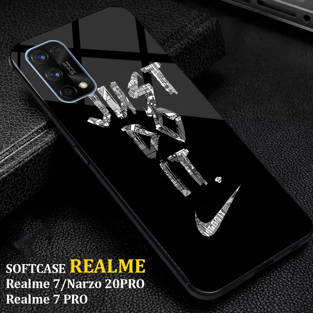Realme 7 Auto Case Motif [NIKE] เคส Realme 7 ล่าสุด Hp Case Hp Casing Softcase Glossy Hardcase 2D Gl