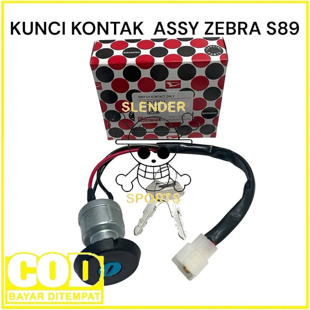 S89 CONTACT KEY - SWITCH CONTACT ASSY DAIHATSU S88 S89 - CONTACT KEY ASSY ZEBRA S89