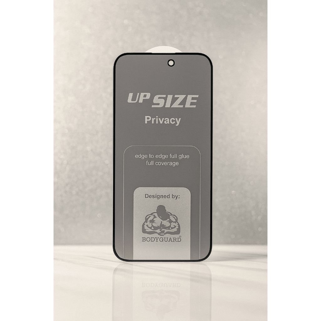 TEMPERED GLASS SPY/PRIVACY/ANTI INTIP GLOSSY ANTI OIL BG GUARD UPSIZE IPHONE 17 / 17 PRO / 17 PROMAX