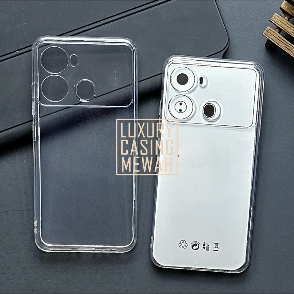 Premium Clear Case Bening 2.0mm Softcase โปร่งใสสําหรับ Itel P40 Itel P55 5G Itel P55 Nfc Itel P65 I