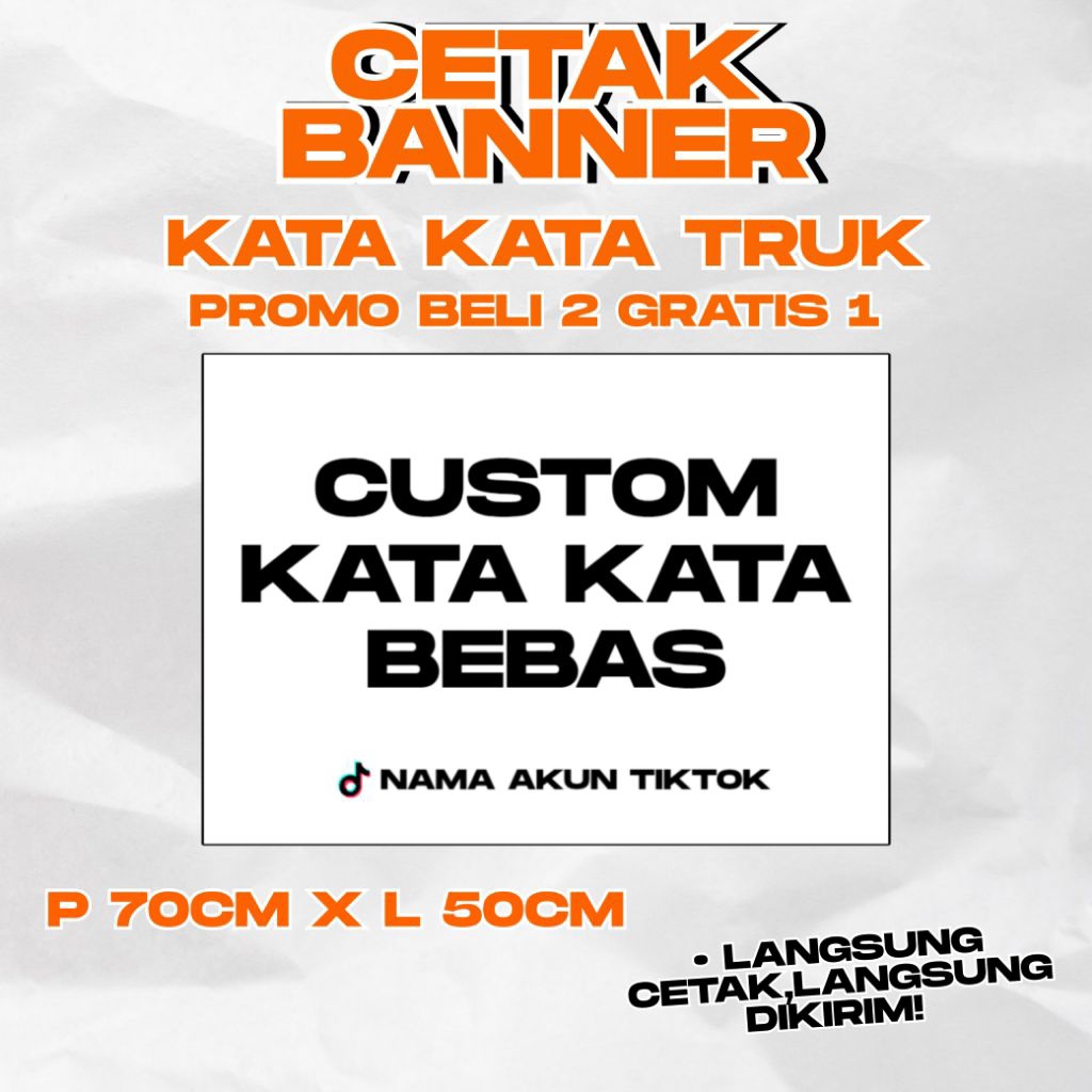 VIRAL รถบรรทุก WORDS BANNER CUSTOM BANNER CUSTOM WORDS SODREKERS CUSTOM WORDS BANNER
