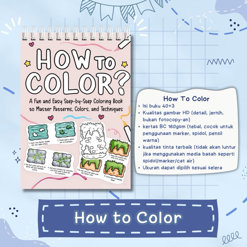 วิธีสี? สมุดระบายสีแสนสนุกและ Easy Step โดย Step