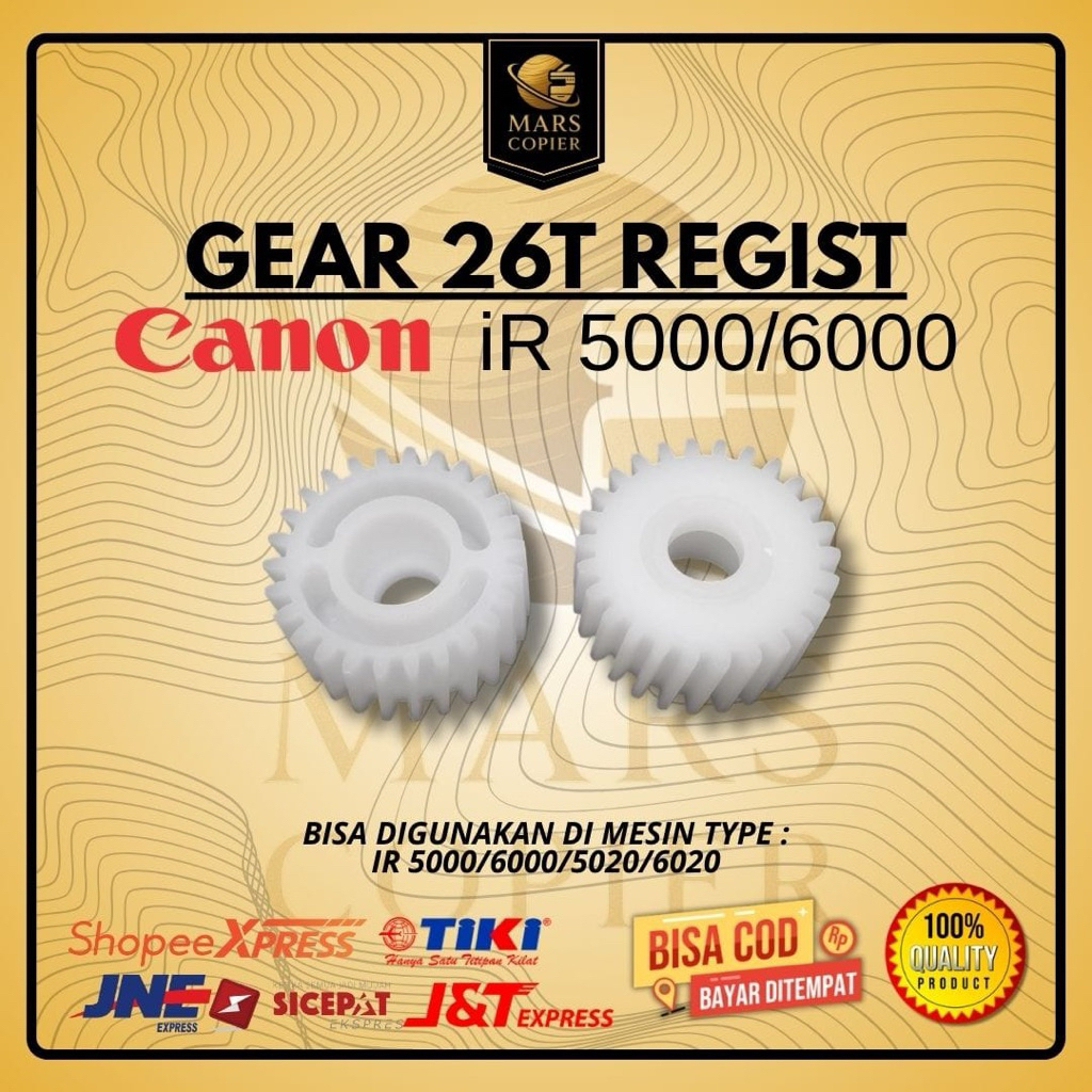 GEAR 26T REGIST SILANG GEAR CANON IR 5000 6000 5020 6020