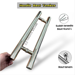 Handle pintu rumah baut tembus 60cm/gagang pintu rumah