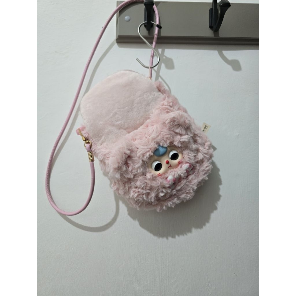มาตา สีชมพู bb3 ที่แขวนกระเป๋าโทรศัพท์ ตามรูปถ่าย (สุ่มสีและตาจูดตามสต็อกได้)