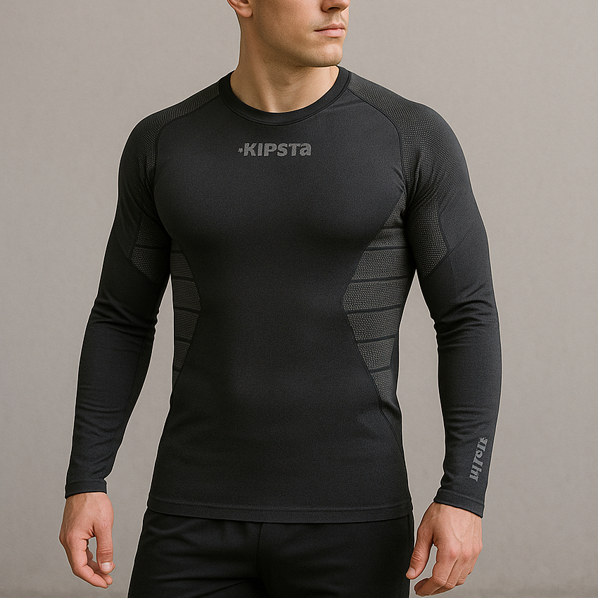 MINUS DECATHLON KIPSTA เสื้อยืดรัดกล้ามเนื้อแขนยาวสําหรับผู้ชาย Size M