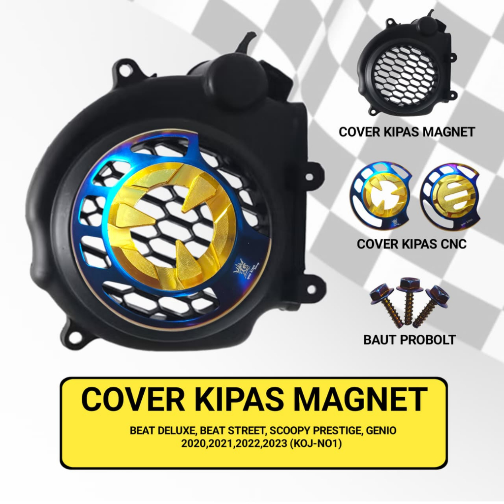 ฝาครอบพัดลม BEAT 2020 GENIO 2020 SCOOPY ESP ใหม่ชุดฝาครอบพัดลม CNC THAILAND MTV55