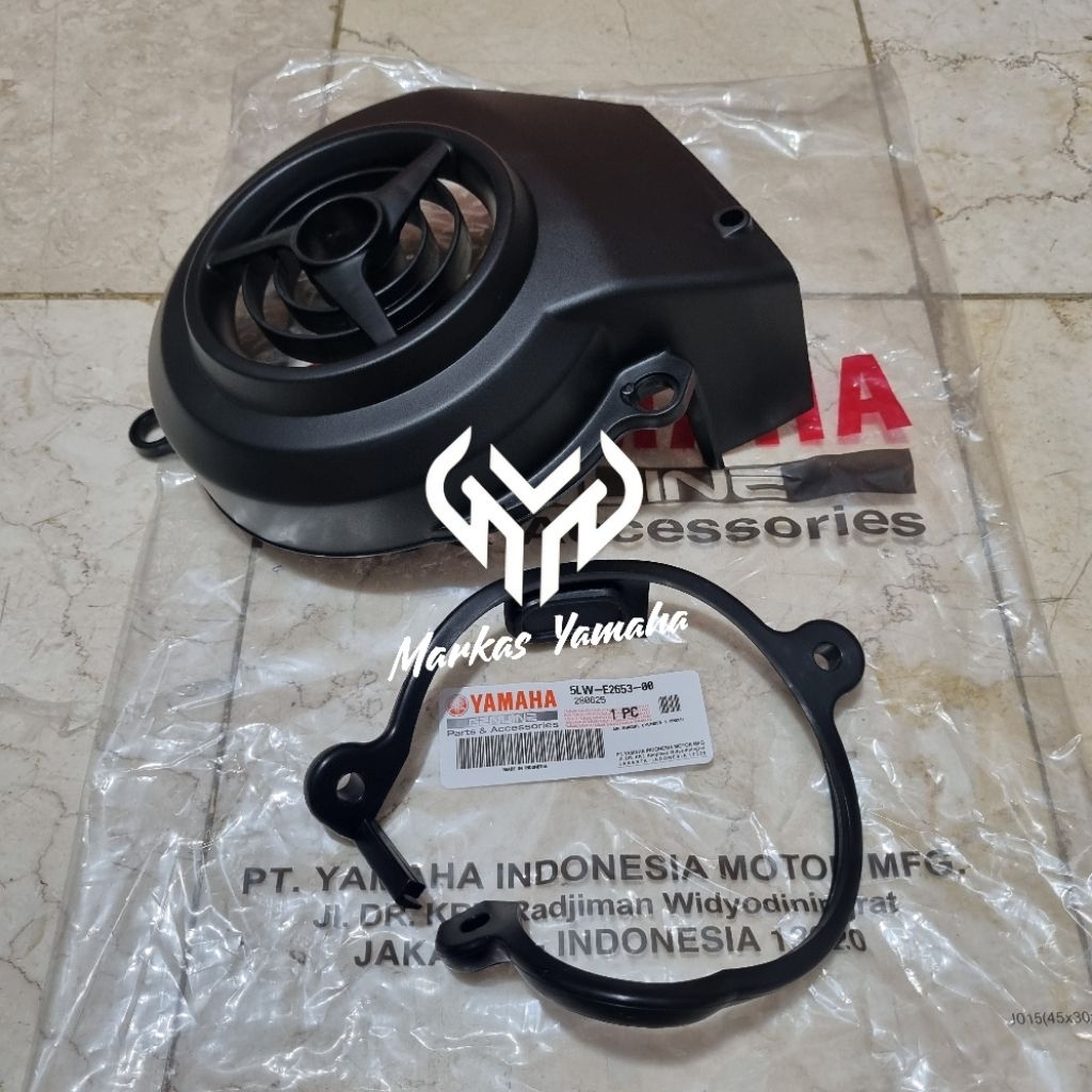 ฝาครอบพัดลม yamaha Mio Nouvo soul ดั้งเดิม, ฝาครอบพัดลมยาง Nouvo, ฝาครอบพัดลม Mio 5LW ดั้งเดิม