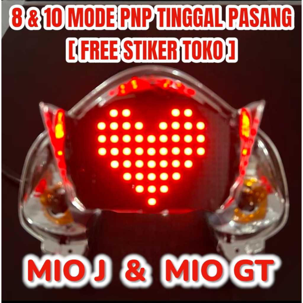 MIO J RUNNING REAR BRAKE LIGHT | MIO GT MODEL LOVE 8 & 10 PNP โหมดการลงทะเบียน