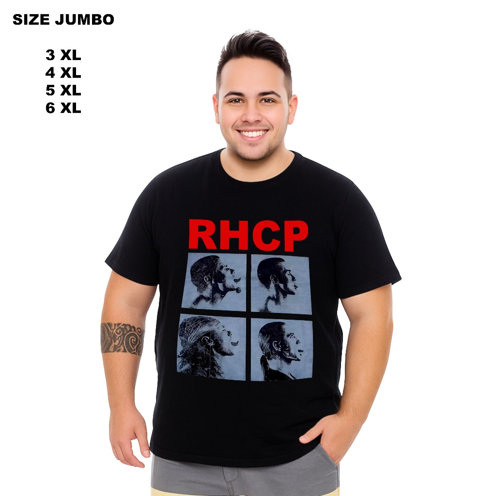 เสื้อยืด Devvogue Kaos Jumbo Rhcp Person Big