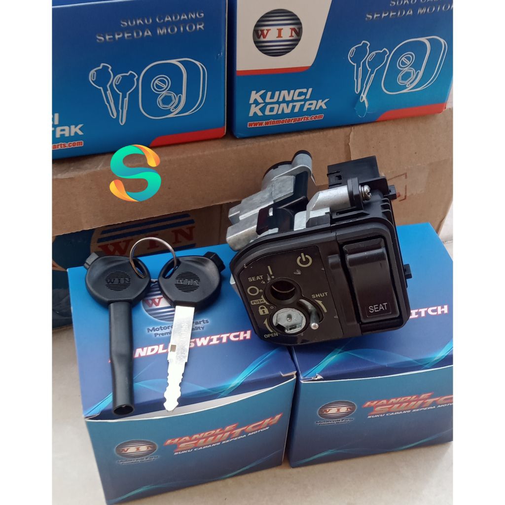 กุญแจมอเตอร์ไซค์ Genio 2019 ถึง 2025 ชุดกุญแจ K0J "WIN"