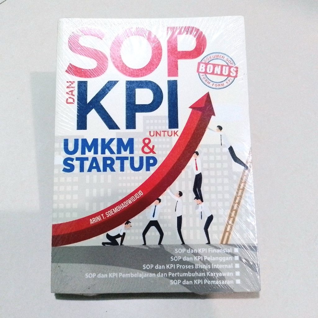 หนังสือ SOP AND KPI สําหรับ MSMEs และ Startups - Arini T Soemhadiwidjojo