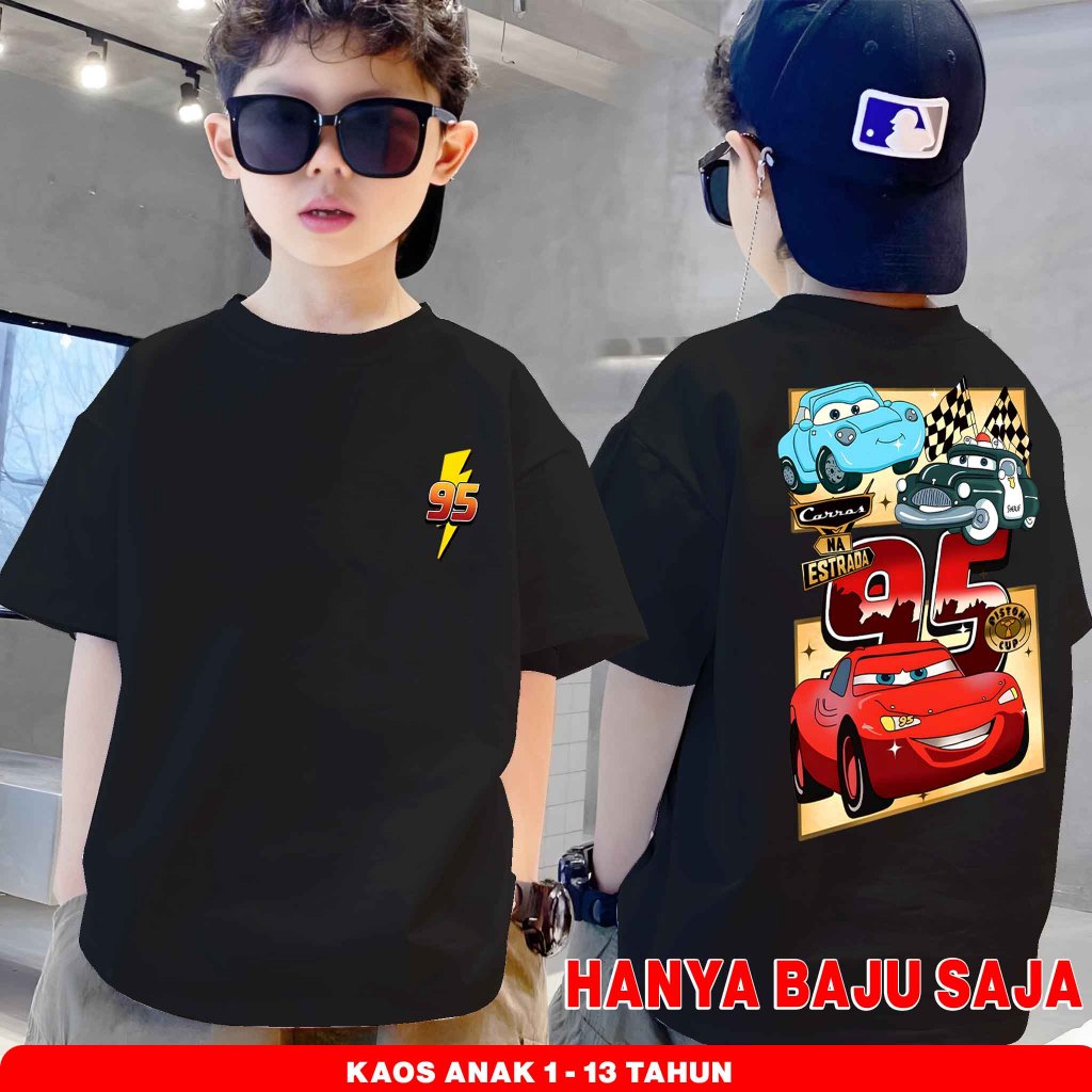 เสื้อยืด CHILDRENS WITH CARS 85 CARTOON MOTIF DAILY DISTRO TSHIRT DINN*Y MCQUEEN สําหรับ CHILDREN