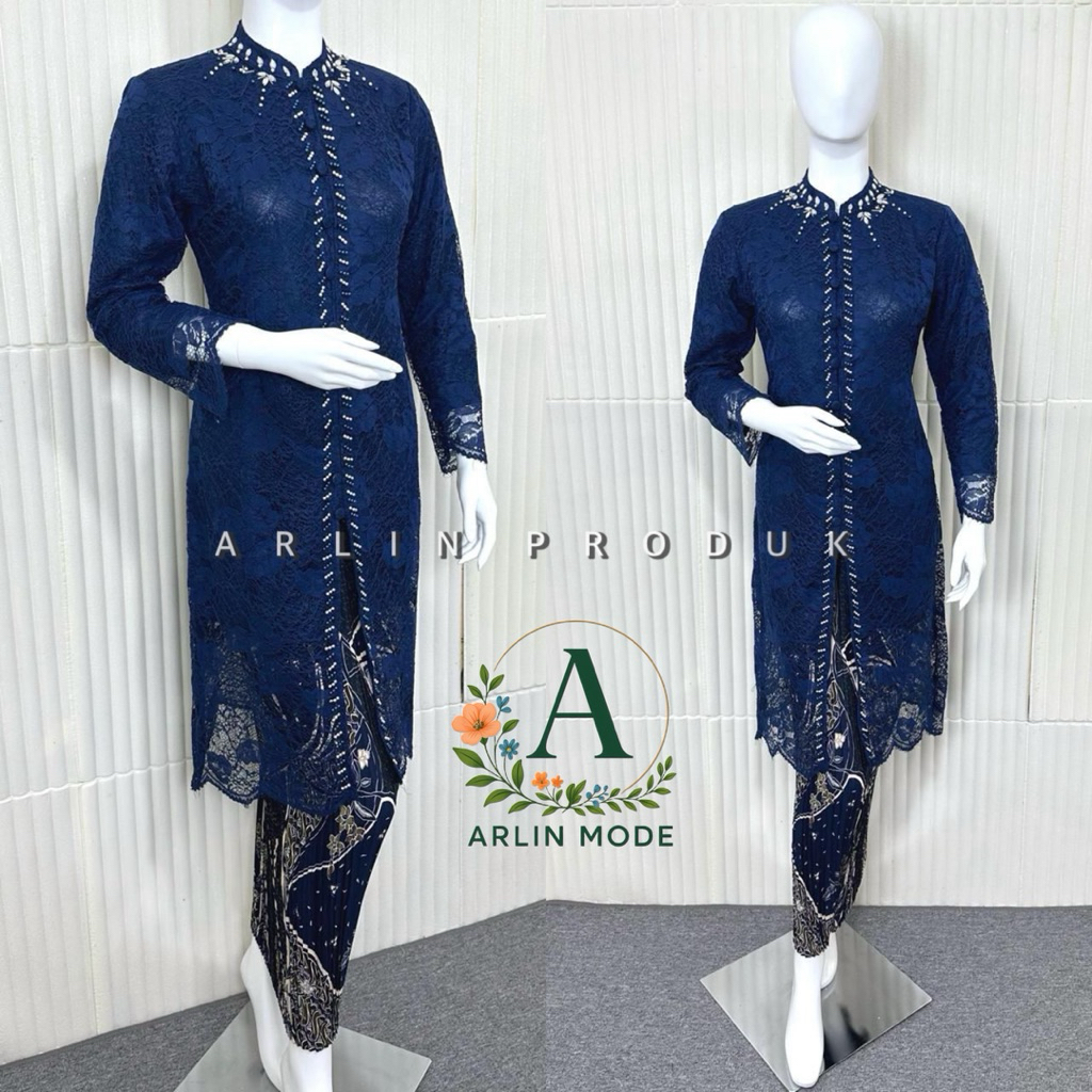 ปุ่มเลื่อมเสื้อ Kebaya - Modern Kebaya Dress - Modern Graduation Kebaya - Modern Party Kebaya - ข้อเ