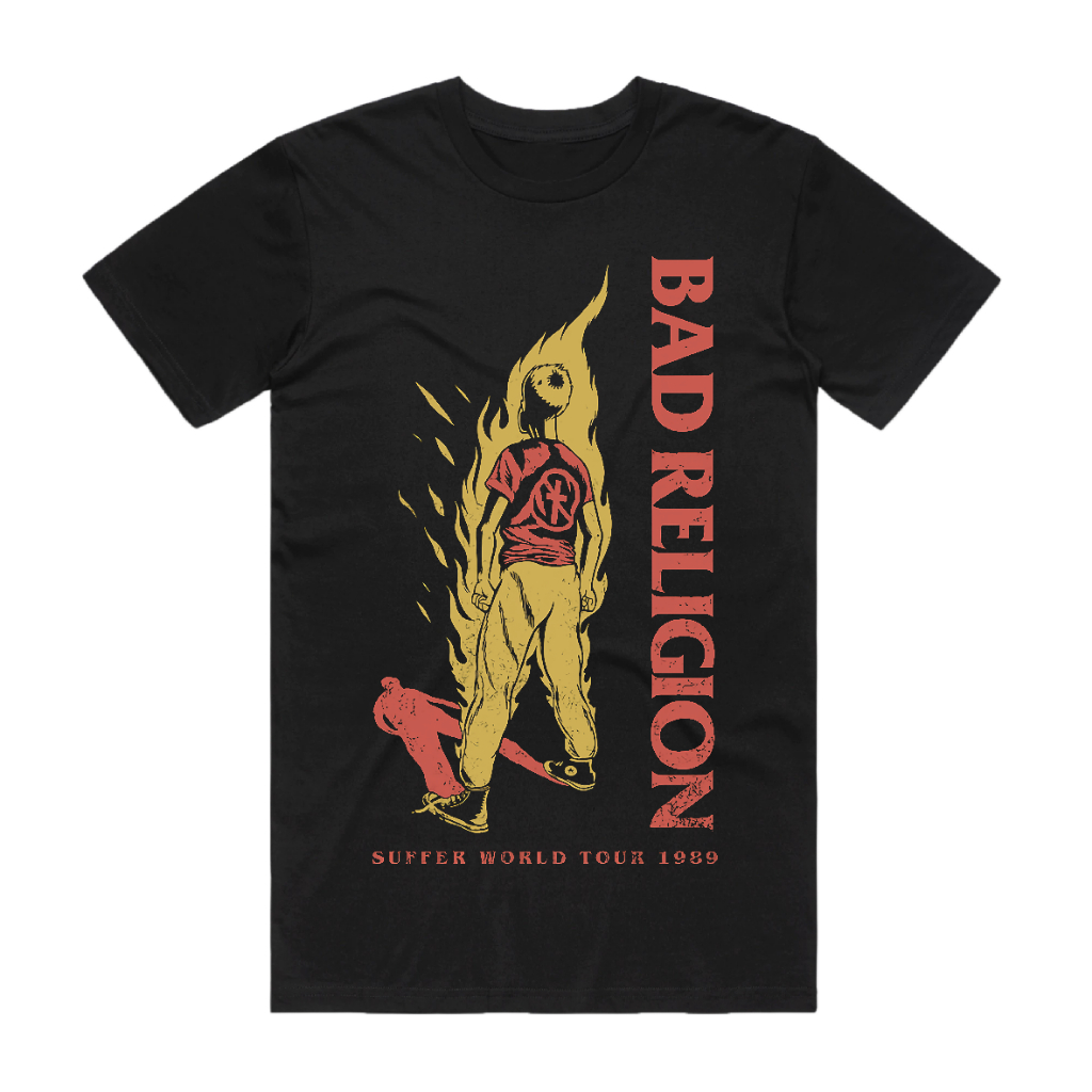 Bad Religion - Suffer World Tour 1989 | เสื้อยืดวง Suffer World Tour 1989