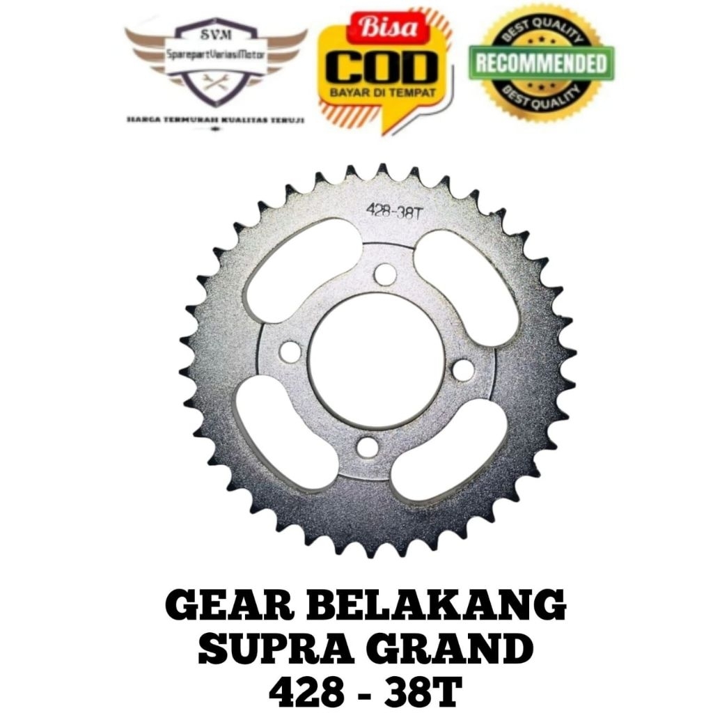 REAR GEAR 38T SUPRA GRAND WIN PRIMA ASTREA BEKTU GUARANTEEED ราคาถูกที่สุด